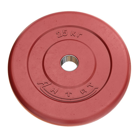 Тренировочный диск Antat 25 кг красный